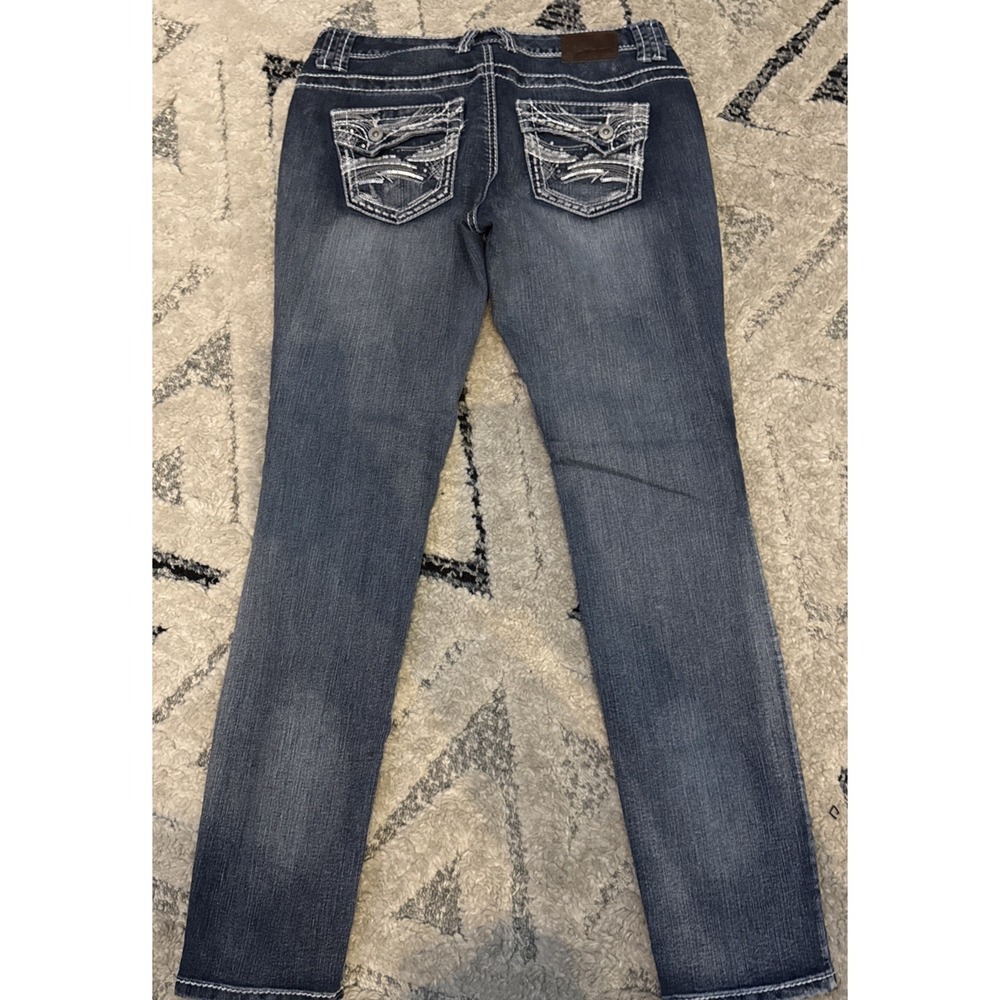 Maurices Jeans Womens 10/30 Blue Stretch Skinny Denim Pants‎ Mid Rise M Reg